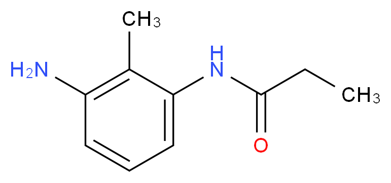 N-(3-Amino-2-methylphenyl)propanamide_Molecular_structure_CAS_)