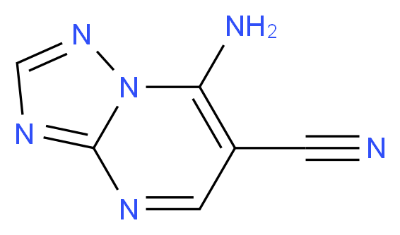 7-amino[1,2,4]triazolo[1,5-a]pyrimidine-6-carbonitrile_Molecular_structure_CAS_28524-64-3)