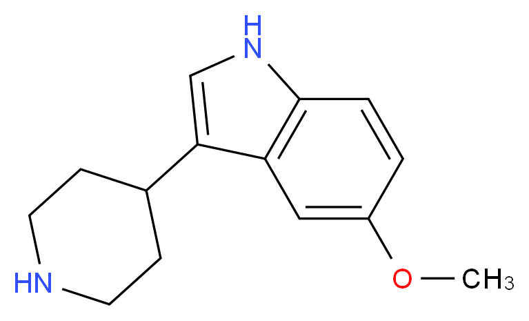 5-methoxy-3-(piperidin-4-yl)-1H-indole_Molecular_structure_CAS_)