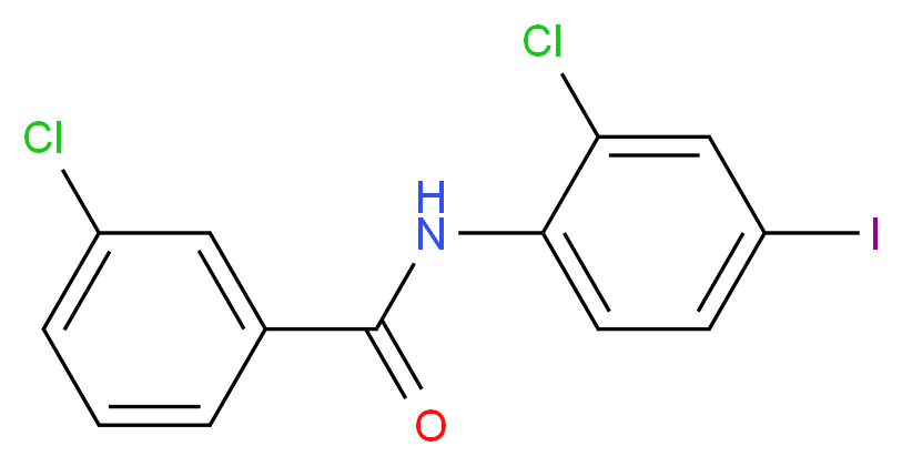 3-Chloro-N-(2-chloro-4-iodophenyl)benzamide_Molecular_structure_CAS_424818-35-9)