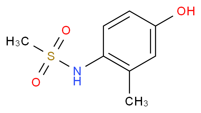 N-(4-hydroxy-2-methylphenyl)methanesulfonamide_Molecular_structure_CAS_912895-74-0)