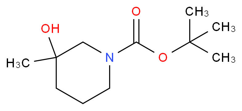 tert-Butyl 3-hydroxy-3-methyl-piperidine-1-carboxylate_Molecular_structure_CAS_1104083-27-3)