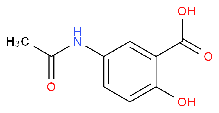 5-acetamido-2-hydroxybenzoic acid_Molecular_structure_CAS_)
