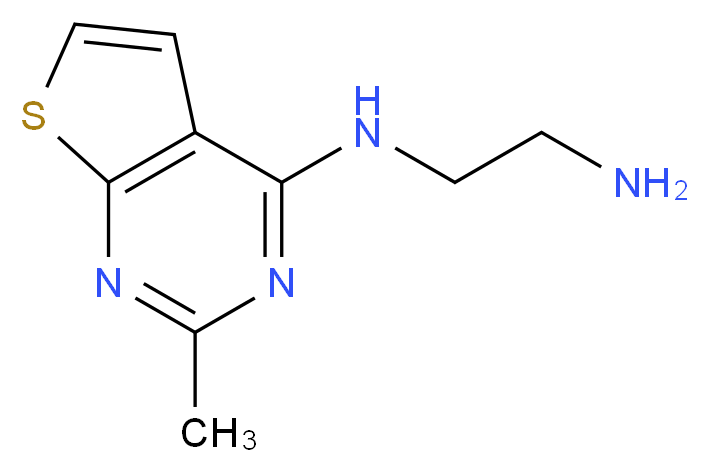 N-(2-methylthieno[2,3-d]pyrimidin-4-yl)ethane-1,2-diamine_Molecular_structure_CAS_)