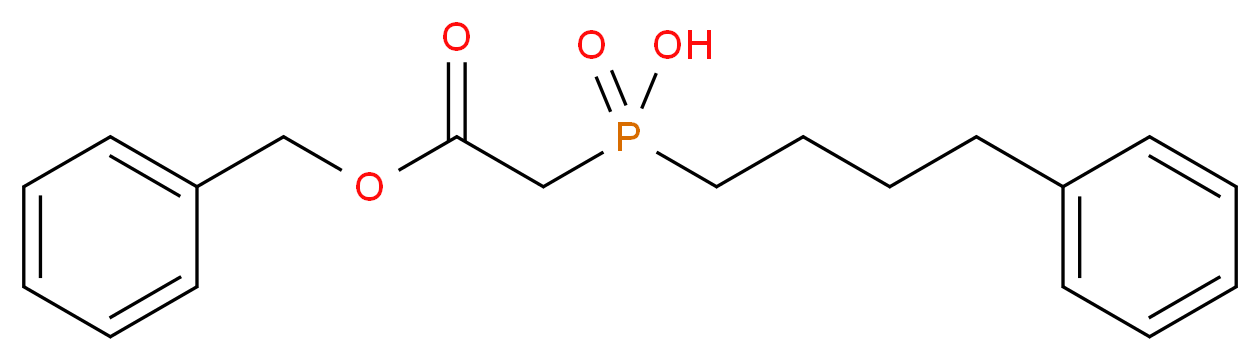Benzyl Hydroxy(4-phenylbutyl)phosphinoacetate_Molecular_structure_CAS_87460-09-1)