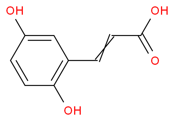 (2E)-3-(2,5-Dihydroxyphenyl)acrylic acid 97%_Molecular_structure_CAS_)