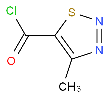 4-Methyl-1,2,3-thiadiazole-5-carbonyl chloride_Molecular_structure_CAS_59944-65-9)