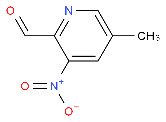 5-METHYL-3-NITROPYRIDINE-2-CARBALDEHYDE_Molecular_structure_CAS_52381-07-4)