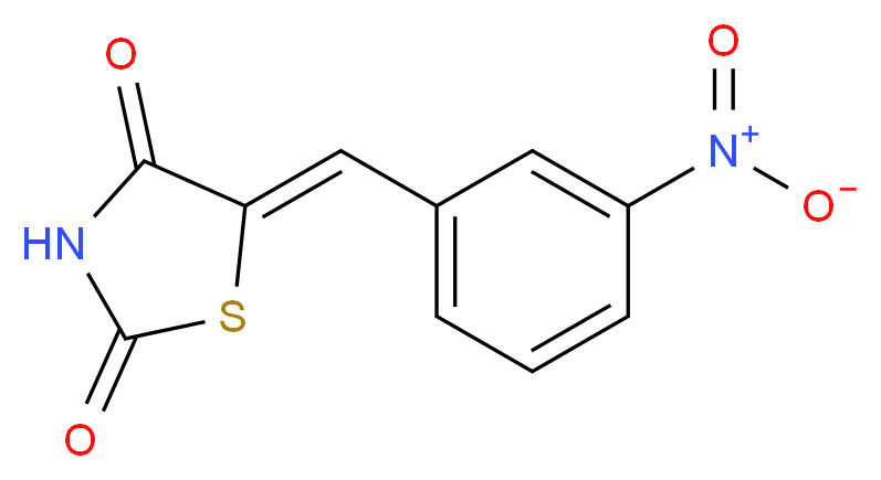 5-[(3-Nitrophenyl)methylene]-1,3-thiazolane-2,4-dione_Molecular_structure_CAS_24044-52-8)