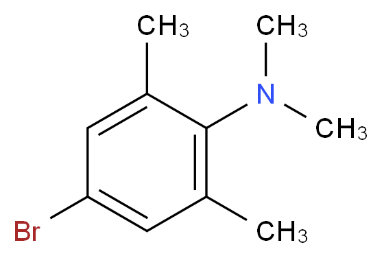 4-Bromo-N,N,2,6-tetramethylaniline_Molecular_structure_CAS_50638-54-5)