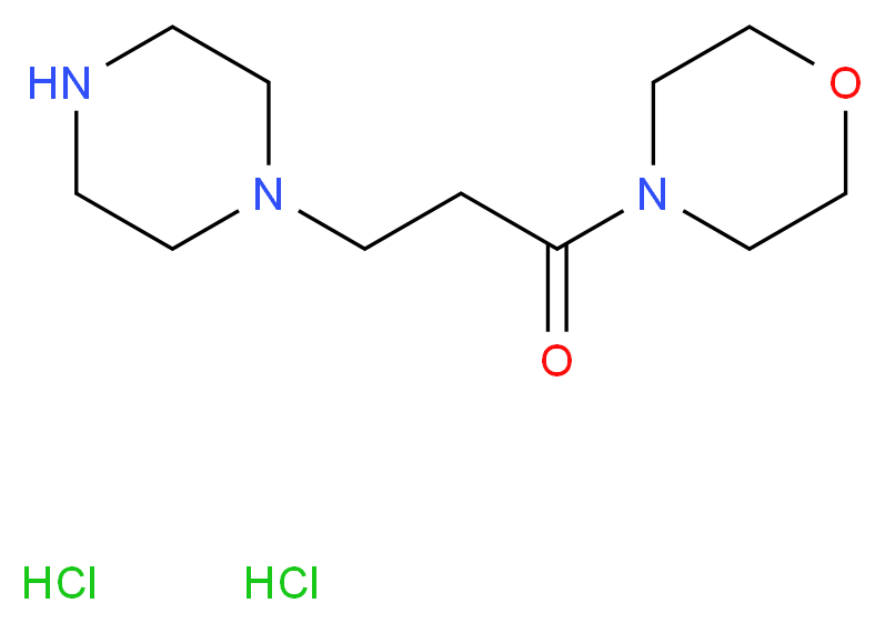 1-MORPHOLIN-4-YL-3-PIPERAZIN-1-YL-PROPAN-1-ONE DIHYDROCHLORIDE_Molecular_structure_CAS_1159822-74-8)