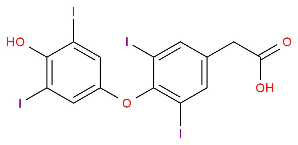 3,3',5,5'-Tetraiodothyroacetic Acid_Molecular_structure_CAS_)