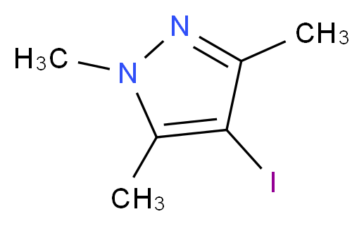 4-Iodo-1,3,5-trimethyl-1H-pyrazole_Molecular_structure_CAS_)