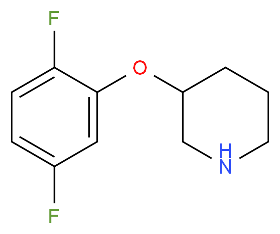 3-(2,5-Difluorophenoxy)piperidine_Molecular_structure_CAS_946726-18-7)