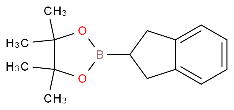 2-Indanylboronic acid pinacol ester_Molecular_structure_CAS_608534-44-7)