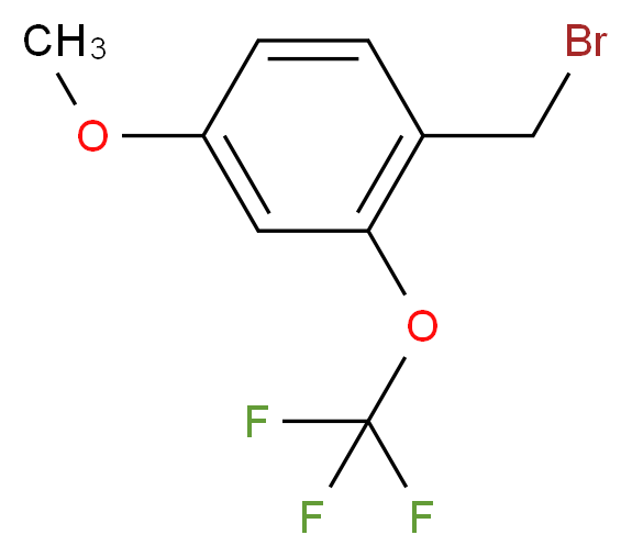 4-Methoxy-2-(trifluoromethoxy)benzyl bromide_Molecular_structure_CAS_)
