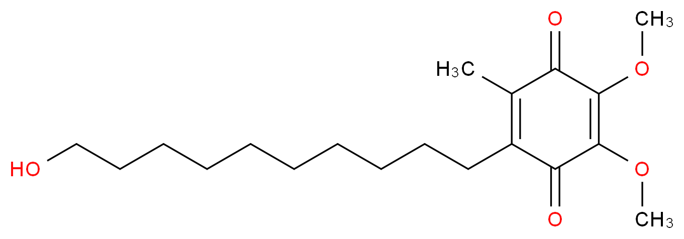 5,6-Dimethoxy-2-(10-hydroxydecyl)-3-methyl-1,4-benzoquinone_Molecular_structure_CAS_)