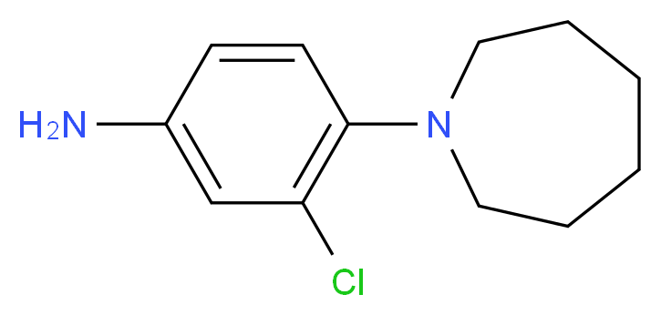 4-(1-Azepanyl)-3-chloroaniline_Molecular_structure_CAS_915921-17-4)