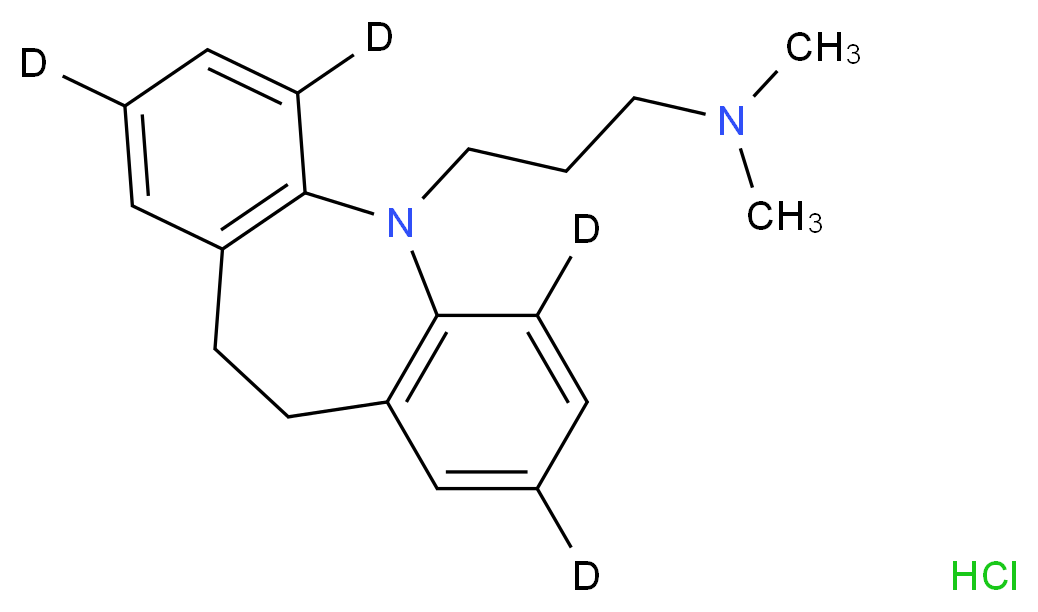 Imipramine-2,4,6,8-d4 Hydrochloride_Molecular_structure_CAS_61361-33-9)