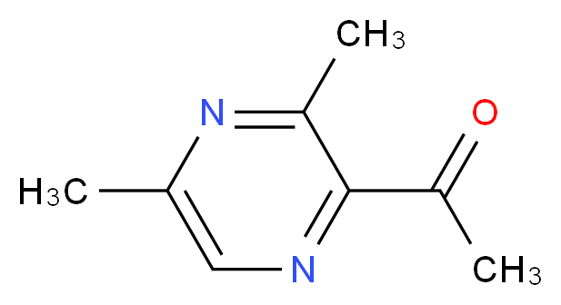 1-(3,5-Dimethylpyrazin-2-yl)ethanone_Molecular_structure_CAS_54300-08-2)