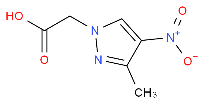 (3-Methyl-4-nitro-1H-pyrazol-1-yl)acetic acid_Molecular_structure_CAS_)
