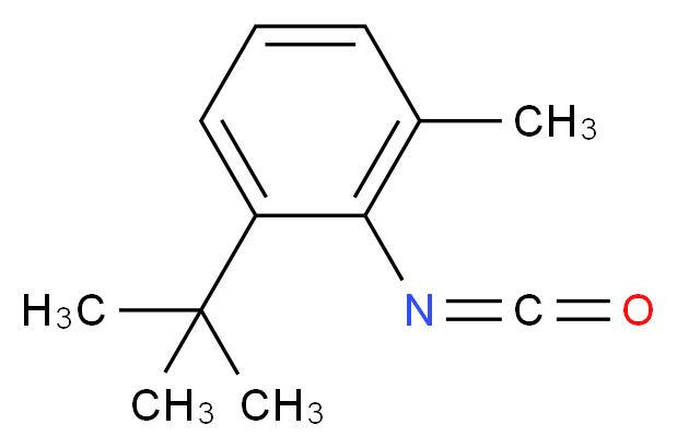 2-tert-Butyl-6-methylphenyl isocyanate_Molecular_structure_CAS_13680-30-3)