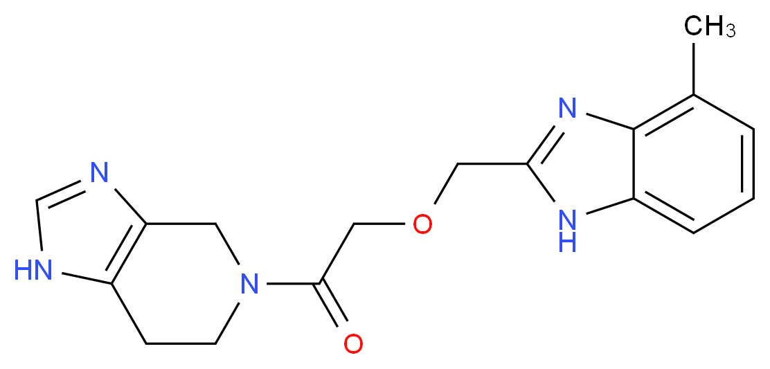 5-{[(4-methyl-1H-benzimidazol-2-yl)methoxy]acetyl}-4,5,6,7-tetrahydro-1H-imidazo[4,5-c]pyridine_Molecular_structure_CAS_)