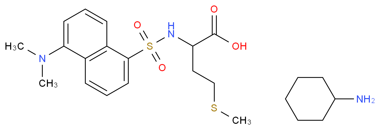 Dansyl-DL-methionine cyclohexylammonium salt_Molecular_structure_CAS_42808-13-9)
