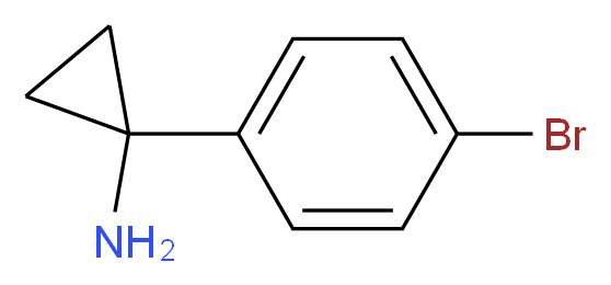 1-(4-bromophenyl)cyclopropan-1-amine_Molecular_structure_CAS_)