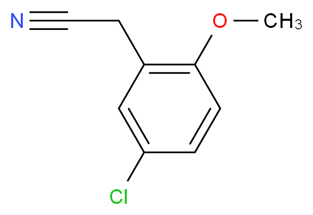 (5-chloro-2-methoxyphenyl)acetonitrile_Molecular_structure_CAS_7048-38-6)