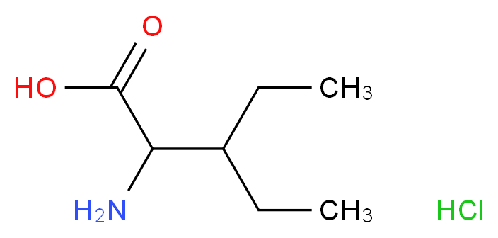 2-amino-3-ethylpentanoic acid hydrochloride_Molecular_structure_CAS_)