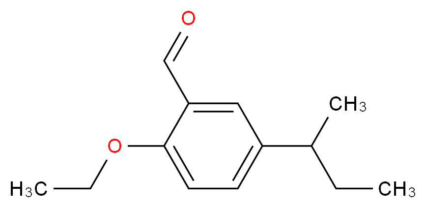5-(sec-Butyl)-2-ethoxybenzaldehyde_Molecular_structure_CAS_)