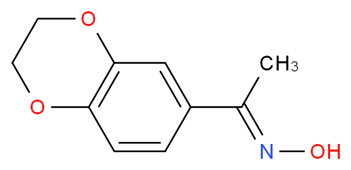 1-(2,3-Dihydro-benzo[1,4]dioxin-6-yl)-ethanone oxime_Molecular_structure_CAS_)