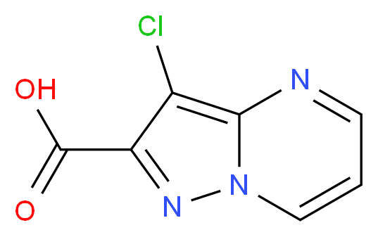 3-chloropyrazolo[1,5-a]pyrimidine-2-carboxylic acid_Molecular_structure_CAS_)