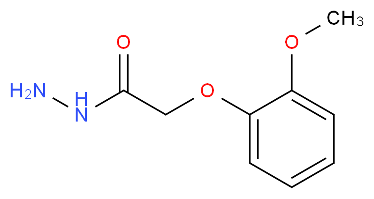 (2-Methoxy-phenoxy)-acetic acid hydrazide_Molecular_structure_CAS_107967-88-4)