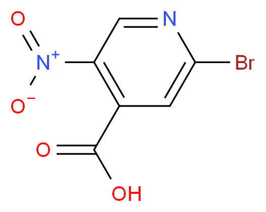2-Bromo-5-nitro-4-pyridinecarboxylic acid_Molecular_structure_CAS_1053655-82-5)
