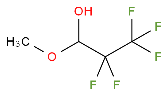 Pentafluoropropanal methyl hemiacetal_Molecular_structure_CAS_59872-84-3)