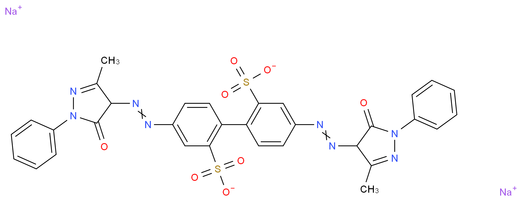 Acid Yellow 42_Molecular_structure_CAS_6375-55-9)