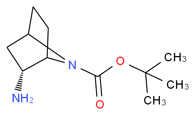 tert-butyl (2R)-2-amino-7-azabicyclo[2.2.1]heptane-7-carboxylate_Molecular_structure_CAS_)