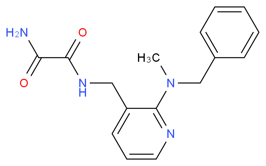 N-({2-[benzyl(methyl)amino]pyridin-3-yl}methyl)ethanediamide_Molecular_structure_CAS_)