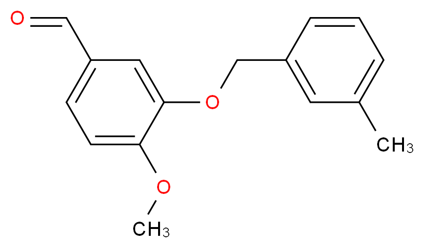 4-Methoxy-3-[(3-methylbenzyl)oxy]benzaldehyde_Molecular_structure_CAS_667412-91-1)