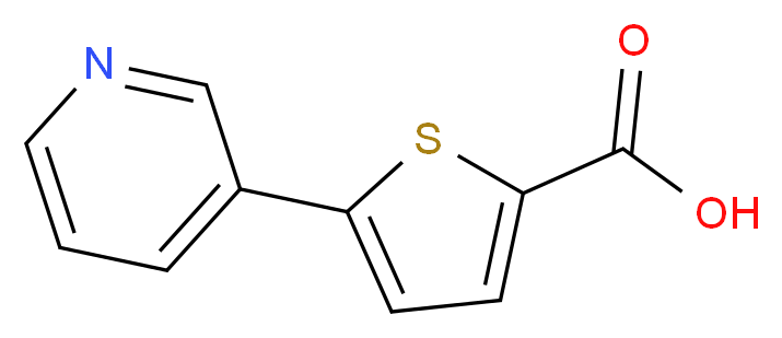 5-(Pyridin-3-yl)thiophene-2-carboxylic acid_Molecular_structure_CAS_278803-20-6)