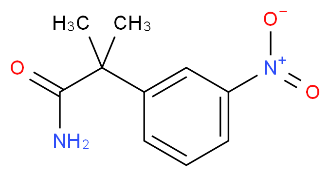 2-Methyl-2-(3-nitrophenyl)propanamide_Molecular_structure_CAS_103151-23-1)