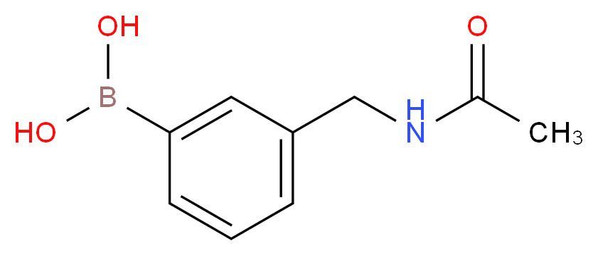 (3-ACETAMIDOMETHYLPHENYL)BORONIC ACID_Molecular_structure_CAS_850568-42-2)