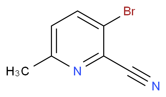 3-Bromo-6-methylpicolinonitrile_Molecular_structure_CAS_)