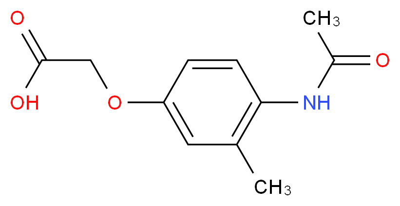 (4-Acetylamino-3-methyl-phenoxy)-acetic acid_Molecular_structure_CAS_)