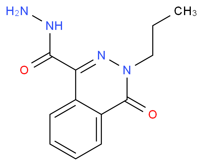 4-Oxo-3-propyl-3,4-dihydro-phthalazine-1-carboxylic acid hydrazide_Molecular_structure_CAS_)