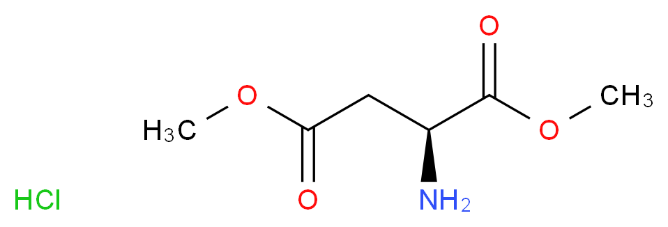 dimethyl (2S)-2-aminosuccinate hydrochloride_Molecular_structure_CAS_32213-95-9)