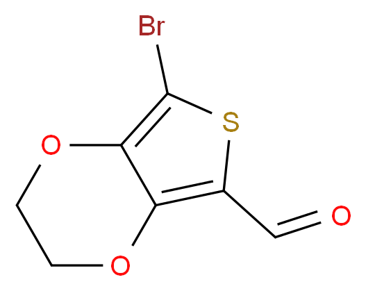 7-bromo-2,3-dihydrothieno[3,4-b][1,4]dioxine-5-carbaldehyde_Molecular_structure_CAS_852054-42-3)