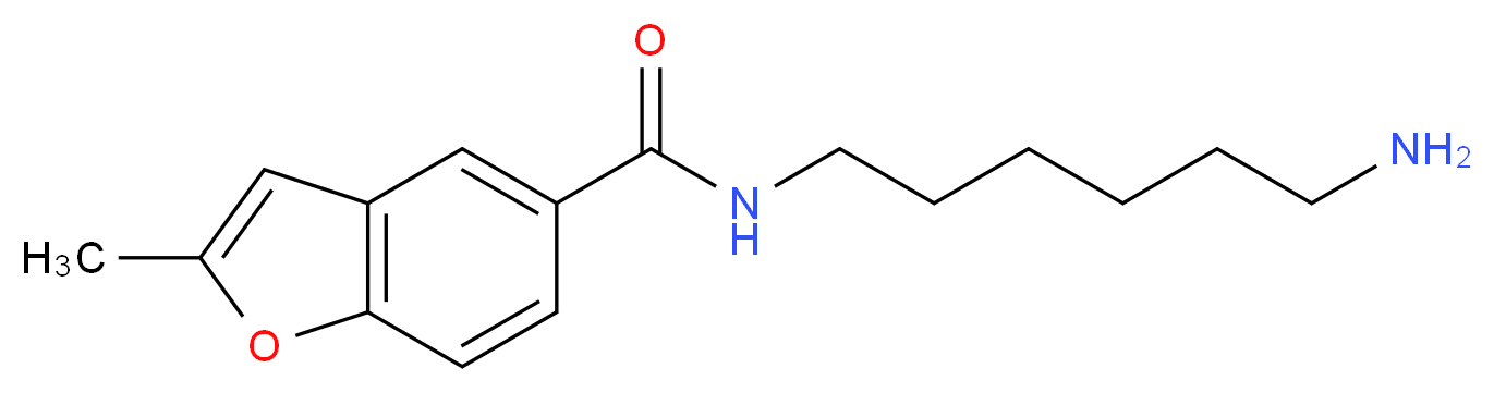 N-(6-aminohexyl)-2-methyl-1-benzofuran-5-carboxamide_Molecular_structure_CAS_)